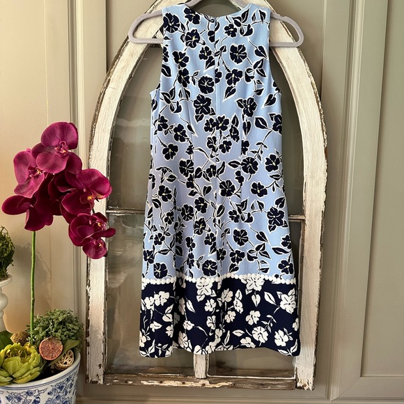 Eliza J Blue Sleeveless Dress - Picture 4 of 8